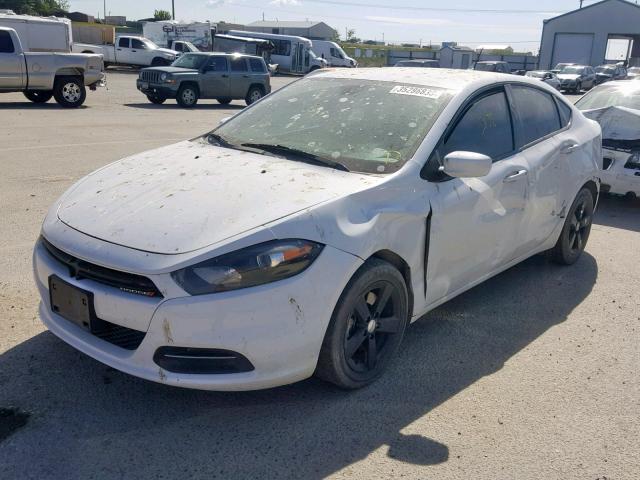 1C3CDFBB4FD306594 - 2015 DODGE DART SXT WHITE photo 2