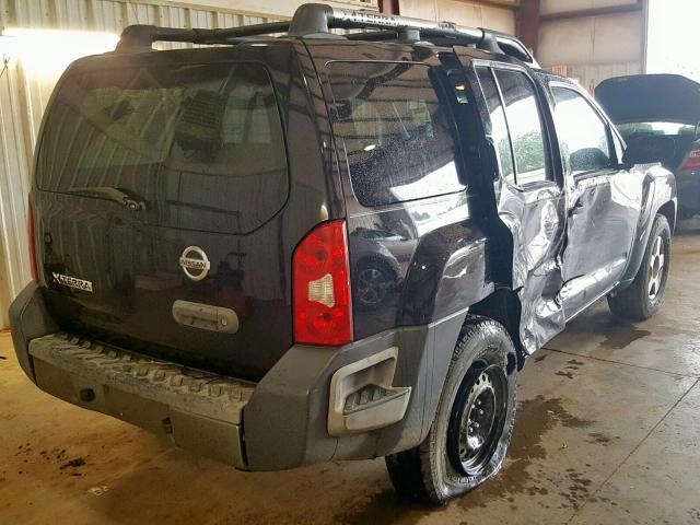 5N1AN08U37C500333 - 2007 NISSAN XTERRA OFF BLACK photo 4