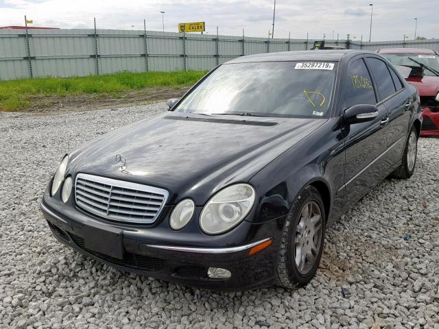 WDBUF65J43A306247 - 2003 MERCEDES-BENZ E 320 BLACK photo 2