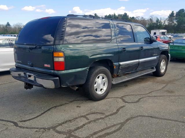 1GKFK16T44J196329 - 2004 GMC YUKON XL K GREEN photo 4