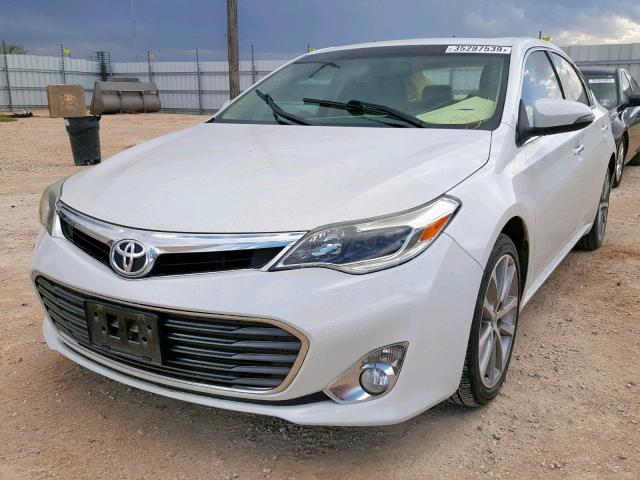 4T1BK1EB6EU115751 - 2014 TOYOTA AVALON BAS WHITE photo 2