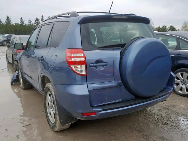 2T3BF4DV0AW040743 - 2010 TOYOTA RAV4 BLUE photo 3