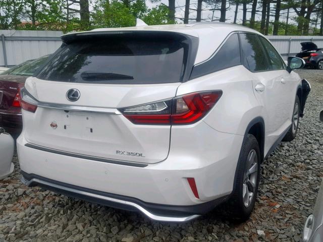 JTJDZKCA2J2012029 - 2018 LEXUS RX 350 L WHITE photo 4