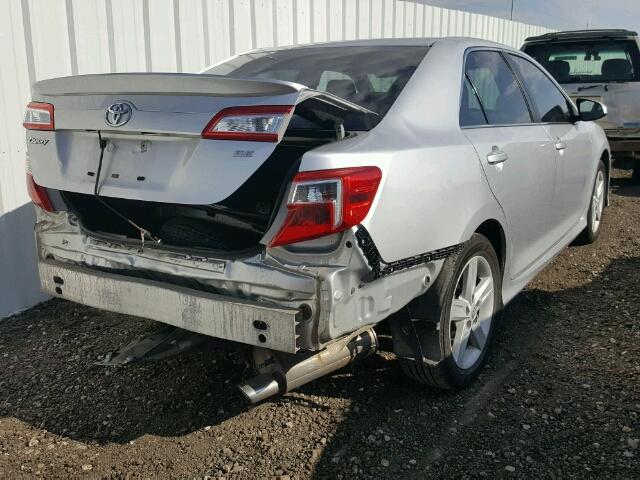4T1BF1FK8CU175353 - 2012 TOYOTA CAMRY SILVER photo 4