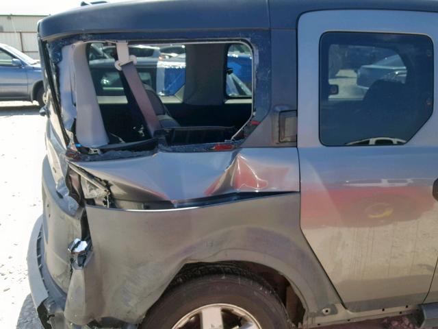 5J6YH28625L018063 - 2005 HONDA ELEMENT EX GRAY photo 9