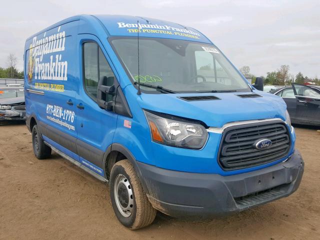 1FTBW2CM5GKB14933 - 2016 FORD TRANSIT T- BLUE photo 1