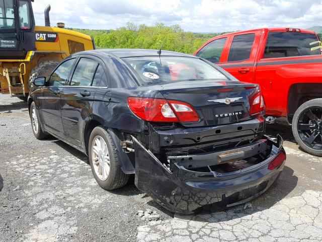 1C3LC56K67N507240 - 2007 CHRYSLER SEBRING TO BLACK photo 3