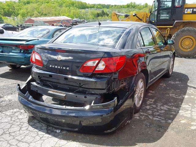 1C3LC56K67N507240 - 2007 CHRYSLER SEBRING TO BLACK photo 4