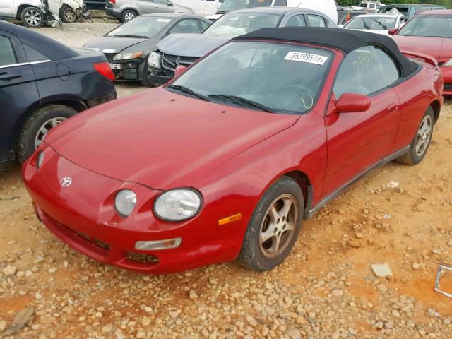 JT5FG02T7W0048158 - 1998 TOYOTA CELICA GT RED photo 2