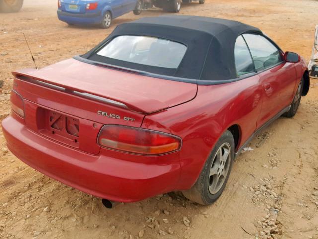 JT5FG02T7W0048158 - 1998 TOYOTA CELICA GT RED photo 4