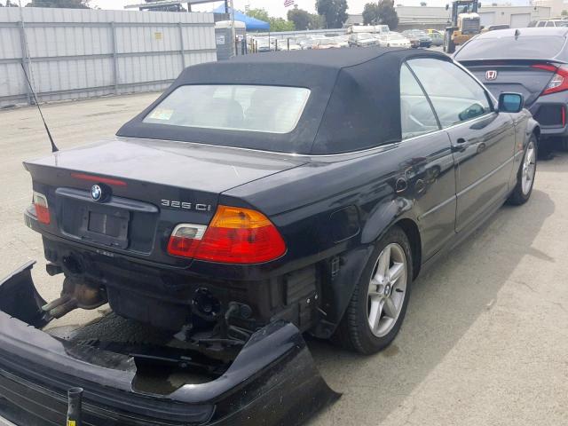 WBABS33442JY59136 - 2002 BMW 325 CI BLACK photo 4