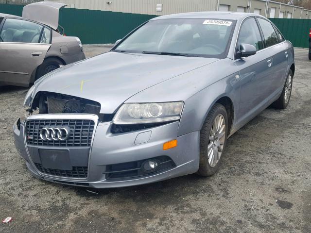 WAUDH74F18N005771 - 2008 AUDI A6 3.2 QUA GRAY photo 2