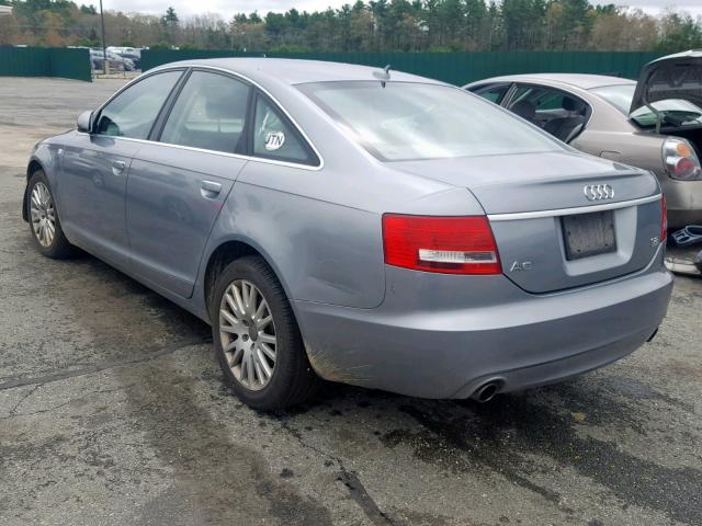 WAUDH74F18N005771 - 2008 AUDI A6 3.2 QUA GRAY photo 3