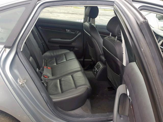 WAUDH74F18N005771 - 2008 AUDI A6 3.2 QUA GRAY photo 6