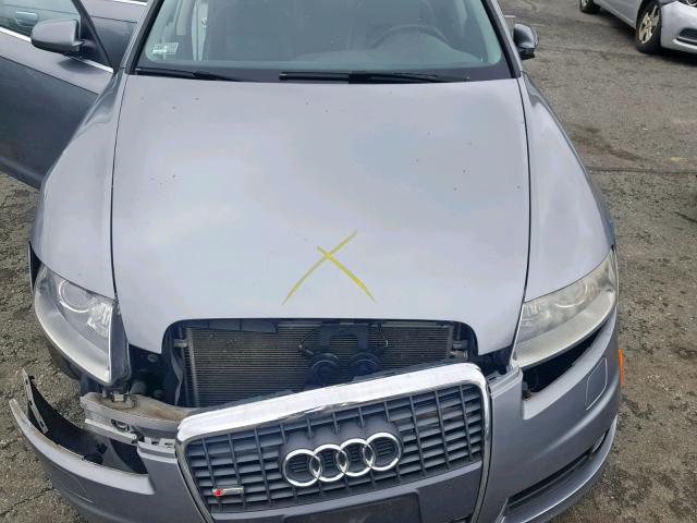 WAUDH74F18N005771 - 2008 AUDI A6 3.2 QUA GRAY photo 7