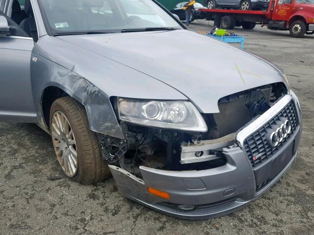 WAUDH74F18N005771 - 2008 AUDI A6 3.2 QUA GRAY photo 9