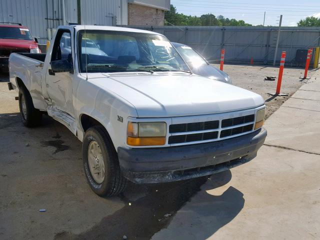 1B7FL26Y1PS289849 - 1993 DODGE DAKOTA WHITE photo 1