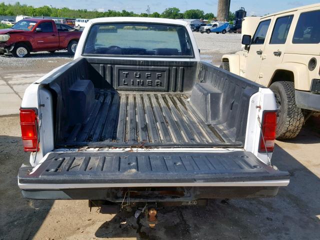 1B7FL26Y1PS289849 - 1993 DODGE DAKOTA WHITE photo 6