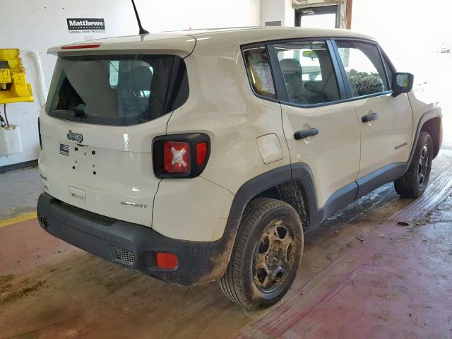 ZACCJBAB9JPJ14612 - 2018 JEEP RENEGADE S WHITE photo 4