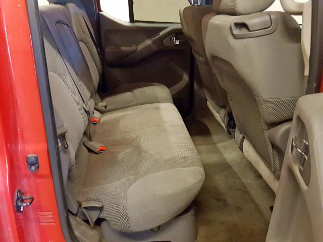 1N6AD07W76C431149 - 2006 NISSAN FRONTIER C RED photo 6