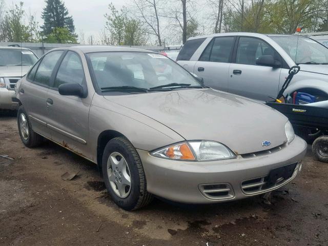 1G1JC524717378469 - 2001 CHEVROLET CAVALIER B GOLD photo 1