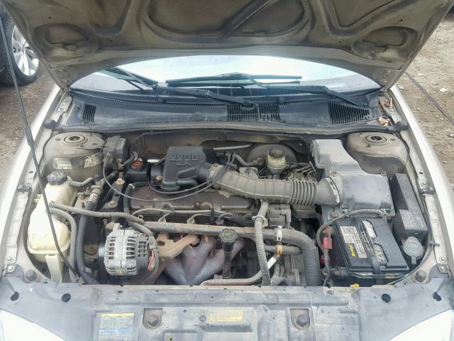 1G1JC524717378469 - 2001 CHEVROLET CAVALIER B GOLD photo 7