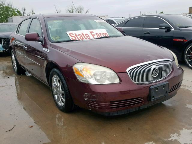 1G4HD57287U142574 - 2007 BUICK LUCERNE BURGUNDY photo 1