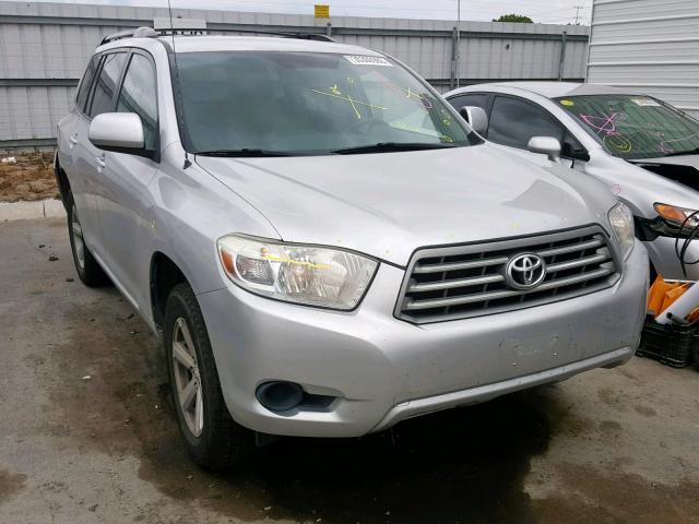 5TDZK3EH5AS015139 - 2010 TOYOTA HIGHLANDER SILVER photo 1