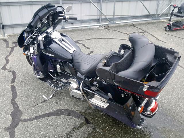 1HD1KEM11AB674807 - 2010 HARLEY-DAVIDSON FLHTK PURPLE photo 3