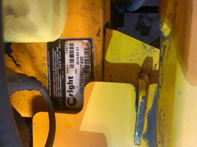 73573 - 2014 WRIG LAWNMOWER YELLOW photo 10