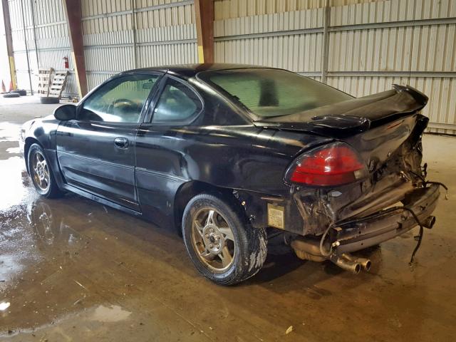 1G2NW12E94C113053 - 2004 PONTIAC GRAND AM G BLACK photo 3