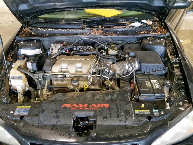 1G2NW12E94C113053 - 2004 PONTIAC GRAND AM G BLACK photo 7