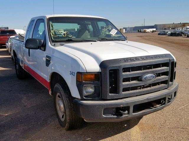 1FTSX20578ED52342 - 2008 FORD F250 SUPER WHITE photo 1