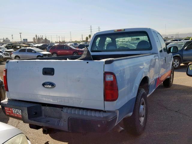 1FTSX20578ED52342 - 2008 FORD F250 SUPER WHITE photo 4