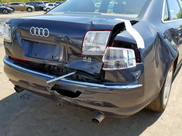 WAUML44E26N021950 - 2006 AUDI A8 L QUATT BLACK photo 9