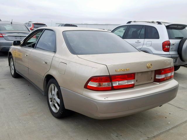 JT8BF28G5Y0253104 - 2000 LEXUS ES 300 GOLD photo 3