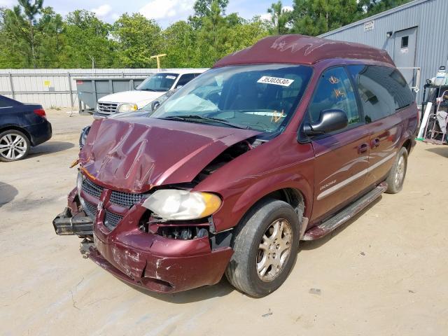 2B4GP44341R304331 - 2001 DODGE GRAND CARAVAN SPORT  photo 2