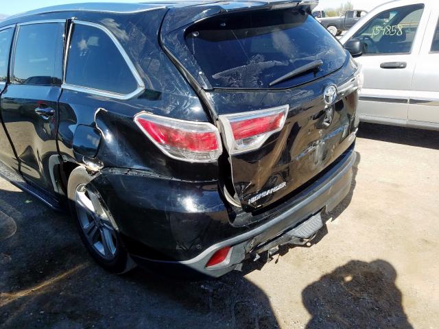 5TDDKRFH3FS103013 - 2015 TOYOTA HIGHLANDER LIMITED  photo 9