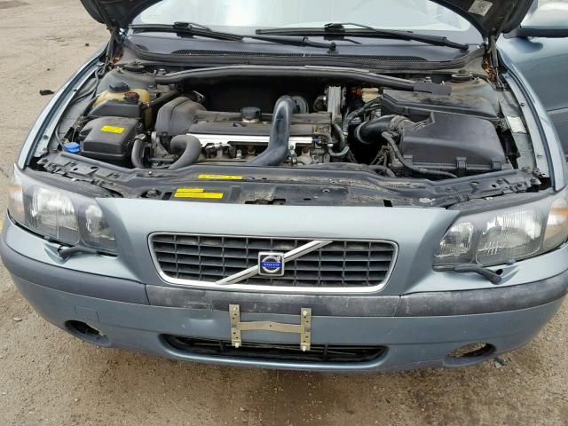 YV1RS58D722141722 - 2002 VOLVO S60 2.4T GRAY photo 7
