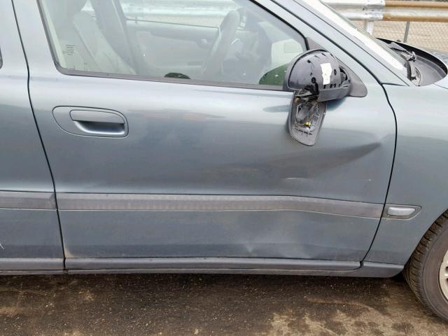 YV1RS58D722141722 - 2002 VOLVO S60 2.4T GRAY photo 9