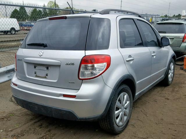 JS2YB5A33B6300687 - 2011 SUZUKI SX4 SILVER photo 4