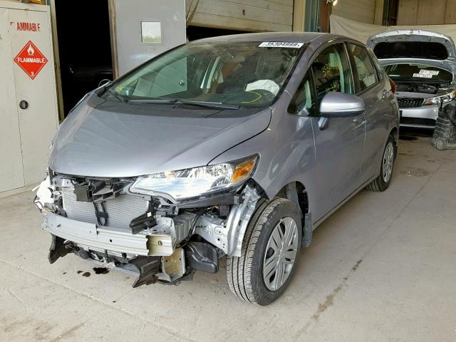 3HGGK5H50KM714153 - 2019 HONDA FIT LX SILVER photo 2