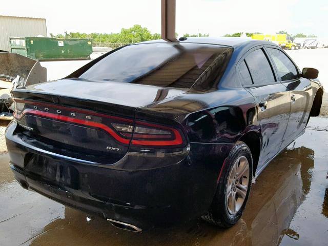 2C3CDXBG4JH129381 - 2018 DODGE CHARGER SX BLACK photo 4