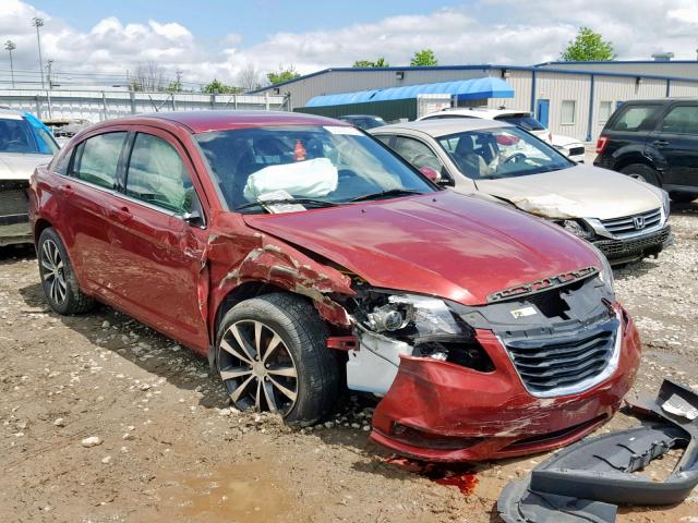 1C3CCBBG6EN120412 - 2014 CHRYSLER 200 TOURIN RED photo 1