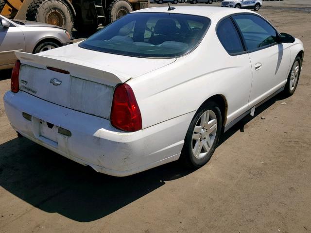 2G1WK151X69184947 - 2006 CHEVROLET MONTE CARL 白色 照片 4