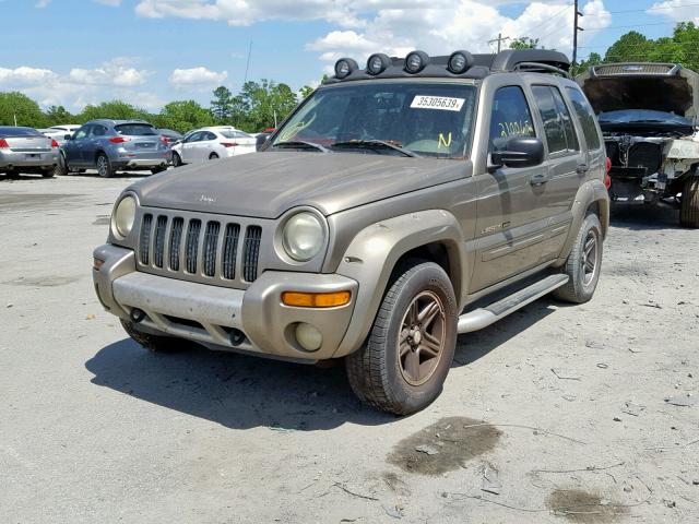 1J4GK38K23W579679 - 2003 JEEP LIBERTY RE TAN photo 2