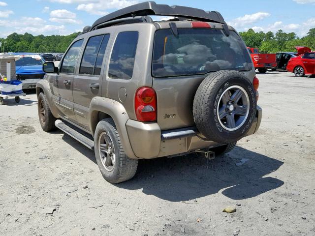 1J4GK38K23W579679 - 2003 JEEP LIBERTY RE TAN photo 3