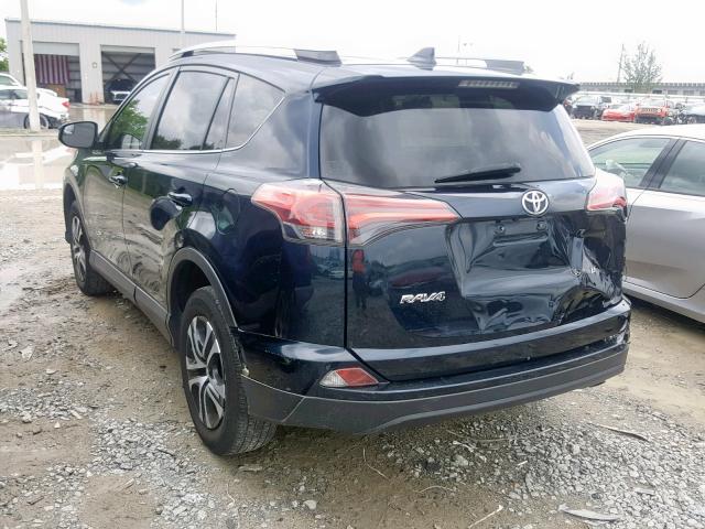 JTMZFREV0HJ711735 - 2017 TOYOTA RAV4 LE BLUE photo 3