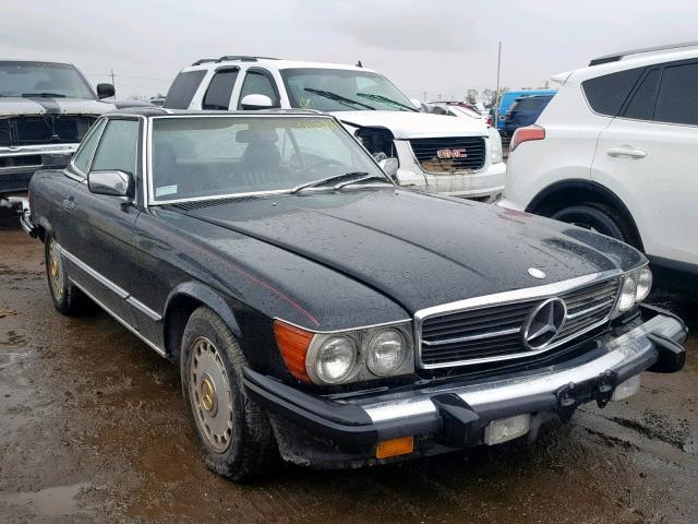 WDBBA48D8JA090299 - 1988 MERCEDES-BENZ 560 SL BLACK photo 1