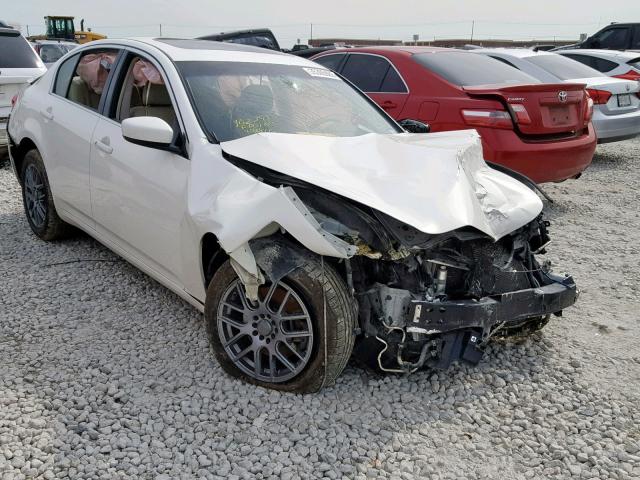 JN1CV6ARXBM409569 - 2011 INFINITI G37 WHITE photo 1